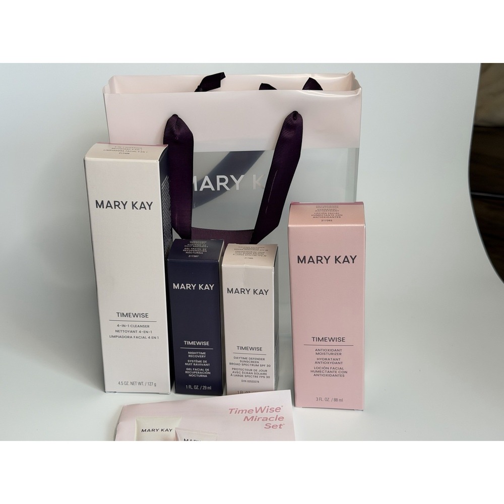 Mary Kay Timewise Miracle Set 3D  Normal To Dry Skin Full Size Set Of 4 09 2025